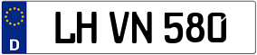 Truck License Plate